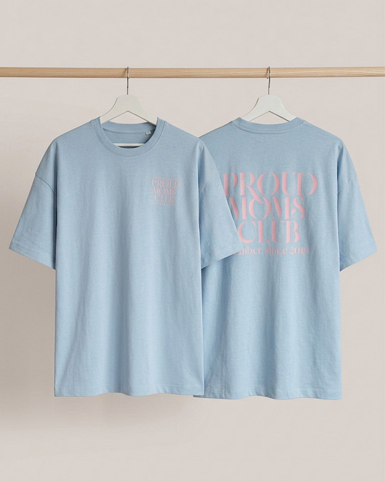 Proud mom club T-shirt (oversized model)