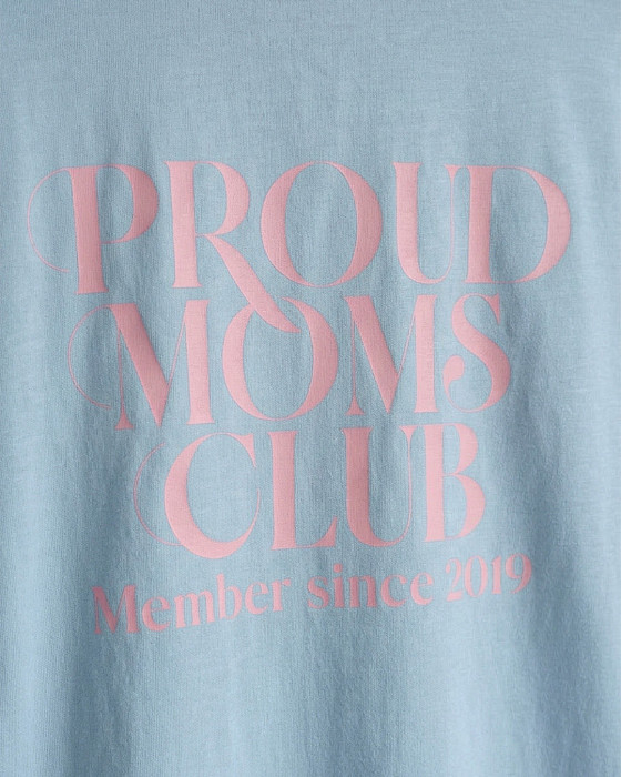 Proud mom club T-shirt (oversized model)
