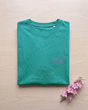 Letters vol liefde - T-shirt (oversized model) – alternatieve weergave