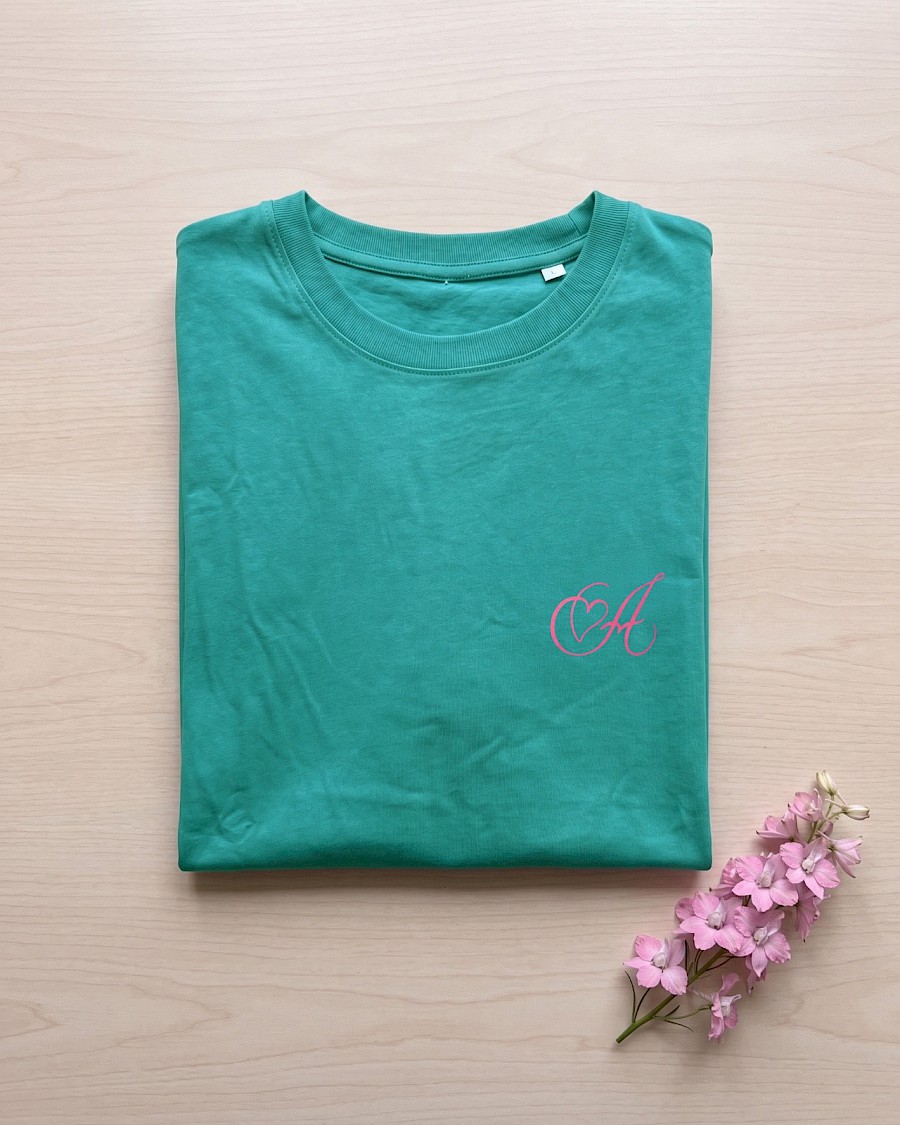 Letters vol liefde - T-shirt (oversized model)