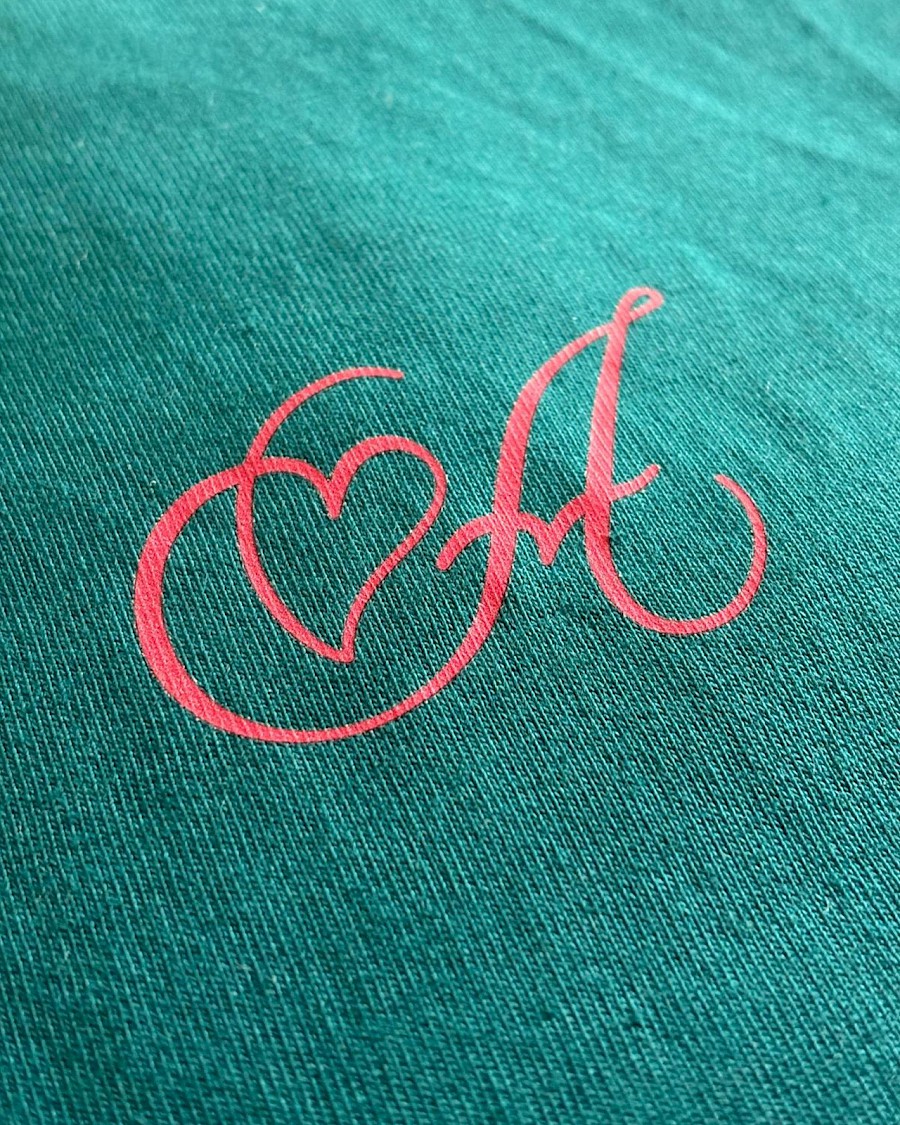 Letters vol liefde - T-shirt (oversized model)